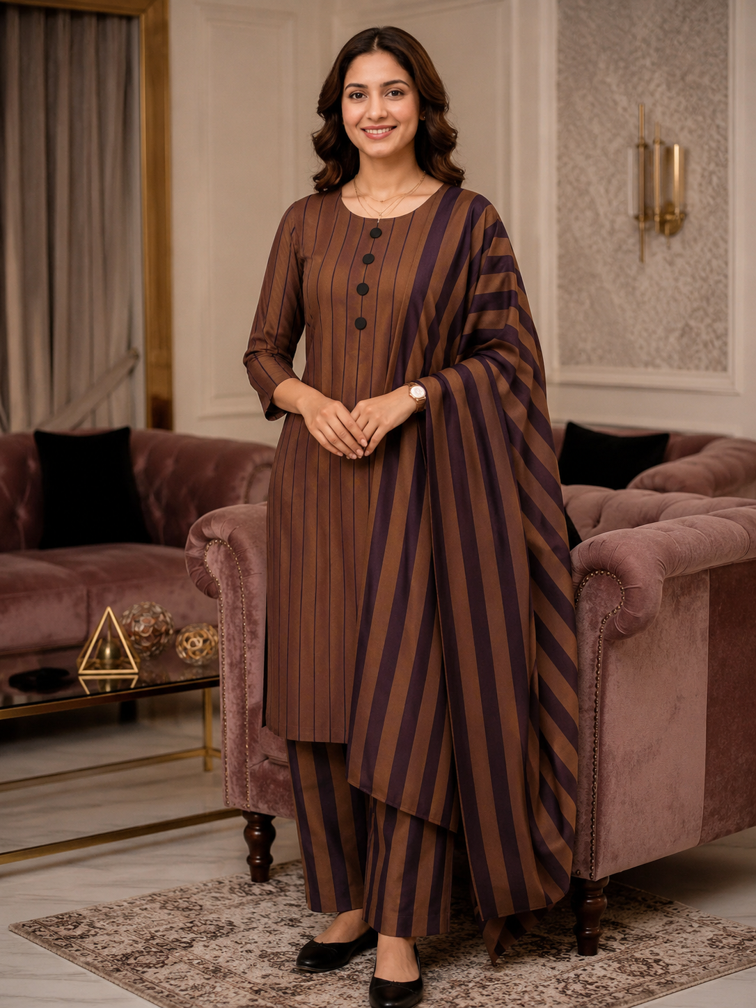 3pc Swiss Lawn Summer Dress