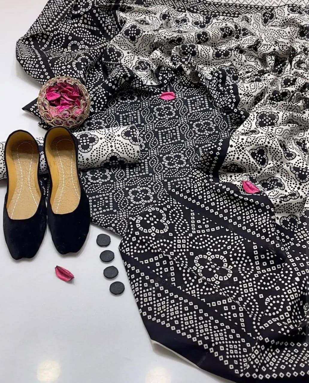 3pc Cotton Sindhi Ajrak Dress